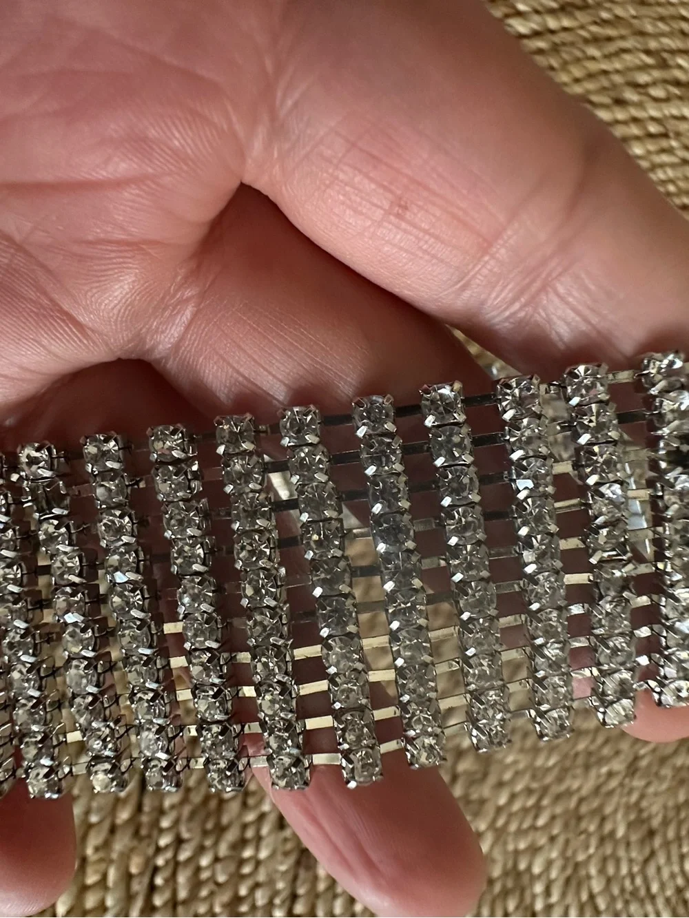 Rhinestone Crystal Glam Women's Fashion Belt Bling Sparkle Belt
